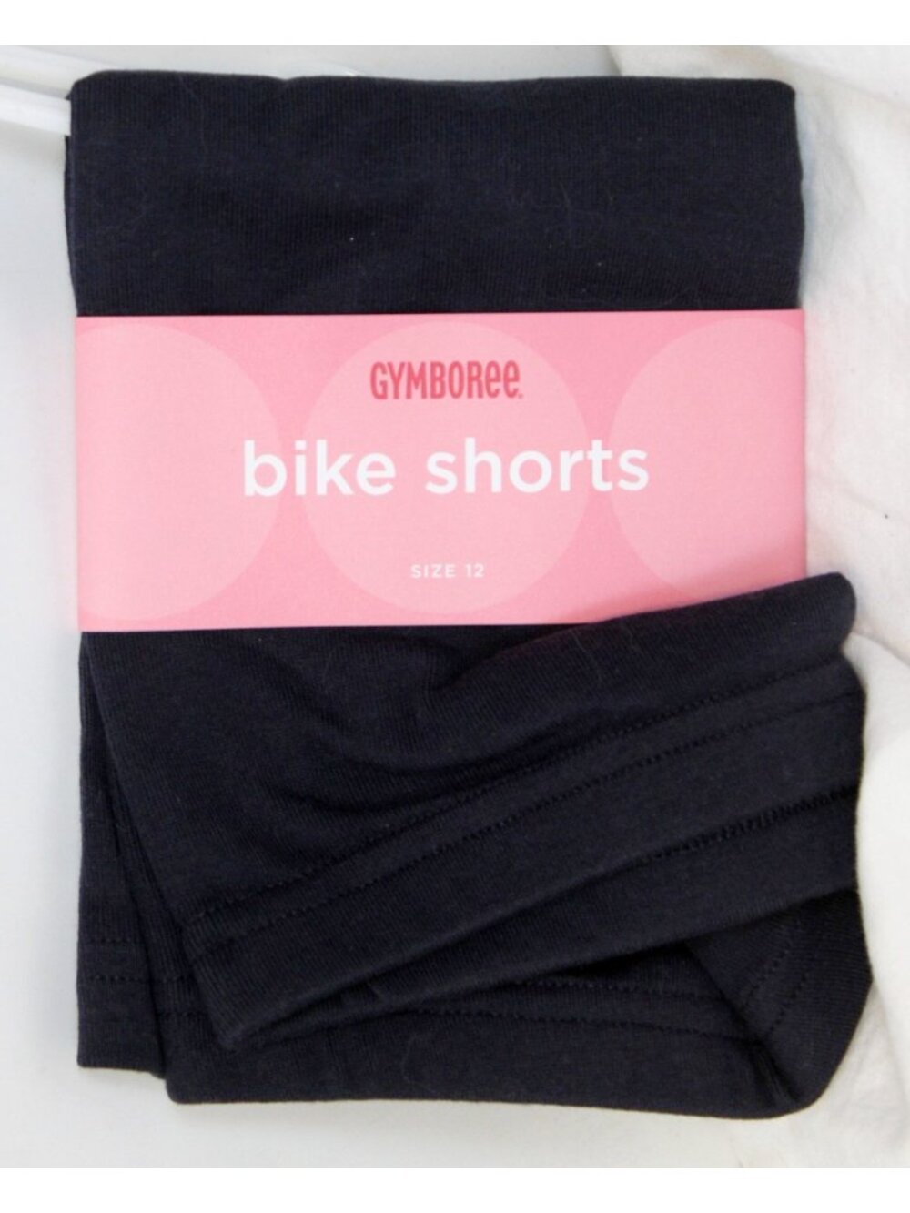 2009 Gymboree Daisy Days Navy Blue Bike Shorts sz 12 Cotton Knit Pull on
